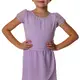 Capezio puff sleeve keyhole back leotards, costum de balet pentru copii - Violet lavandă Capezio