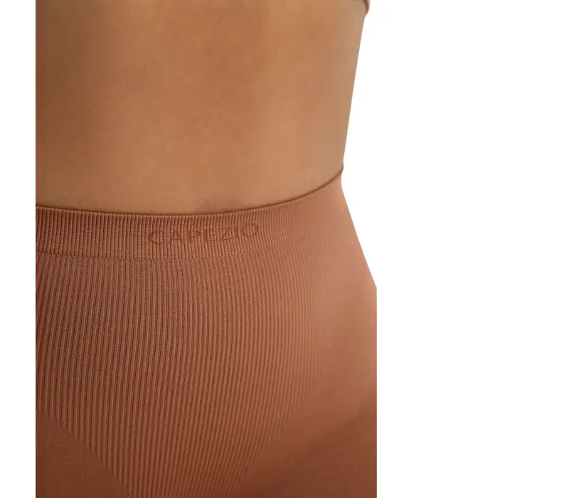 Capezio Seamless Short, enjerie de damă pentru femei fără cusături - Maro mocha Capezio