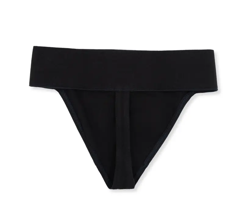 Capezio Self Lined Thong Dance Belt, suspensor - Negru Capezio Self Lined Thong Dance Belt, suspensor - Negru
