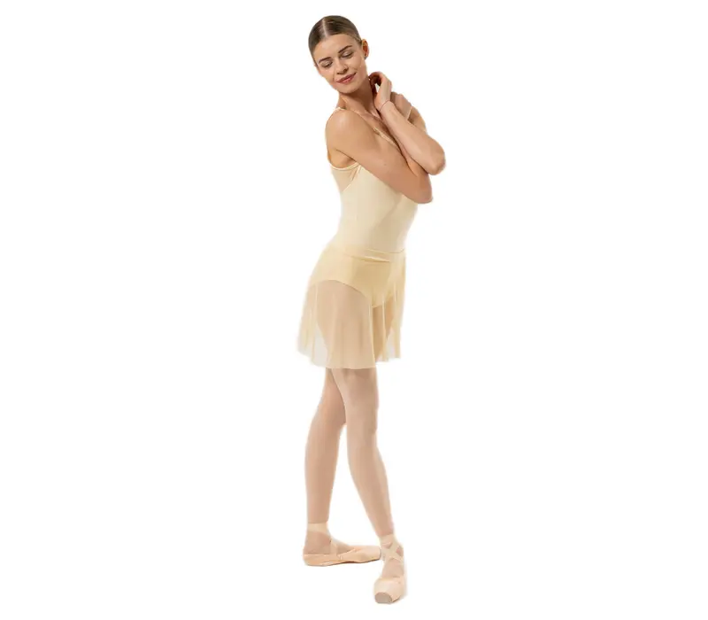 Capezio Sentimental Skirt, fustă pentru femei - Galben deschis - Butter Capezio