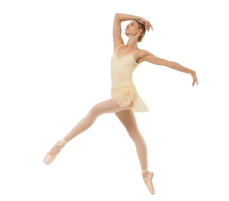 Capezio Sentimental Skirt, fustă pentru femei - Galben deschis - Butter Capezio