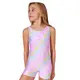 Capezio Shoreline Biketard, tricou tip body scurt pentru fete Capezio Shoreline Biketard, tricou tip body scurt pentru fete