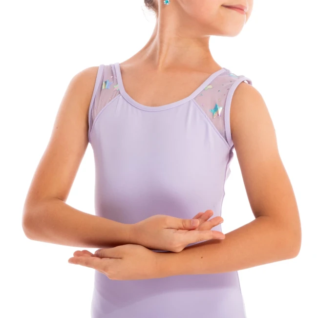 Capezio Star Mars Mesh back leotard, dres cu bretele groase pentru copii Capezio Star Mars Mesh back leotard, dres cu bretele groase pentru copii