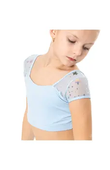 Capezio Star Cosmic Bra Top, crop top pentru fetițe