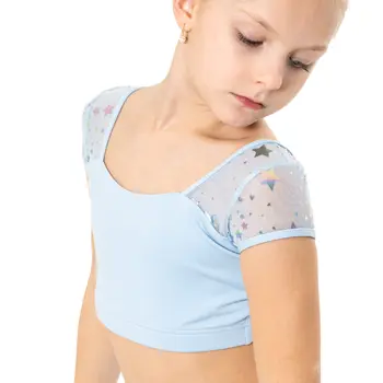 Capezio Star Cosmic Bra Top, crop top pentru fetițe