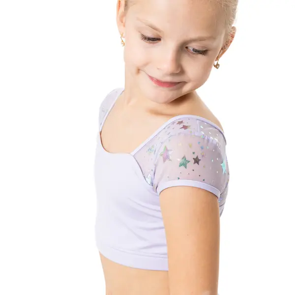 Capezio Star Cosmic Bra Top, crop top pentru fetițe