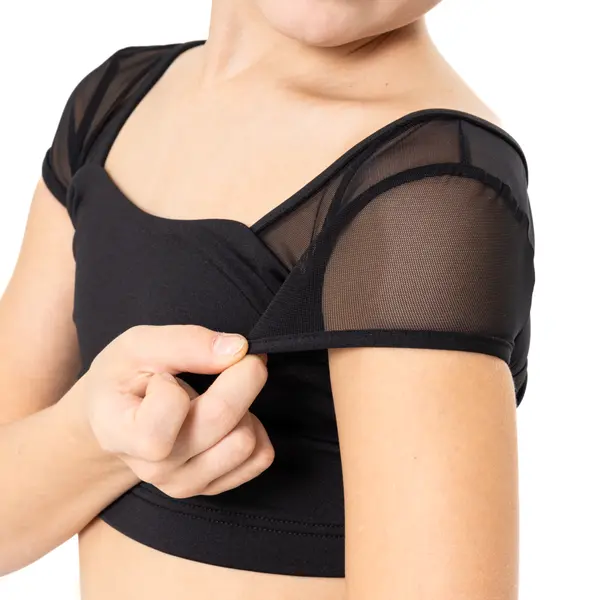 Capezio Star Cosmic Bra Top, crop top pentru fetițe