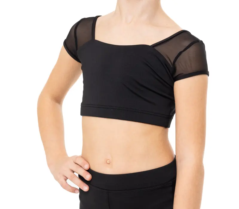 Bloch Alexia, top pentru fete - Negru