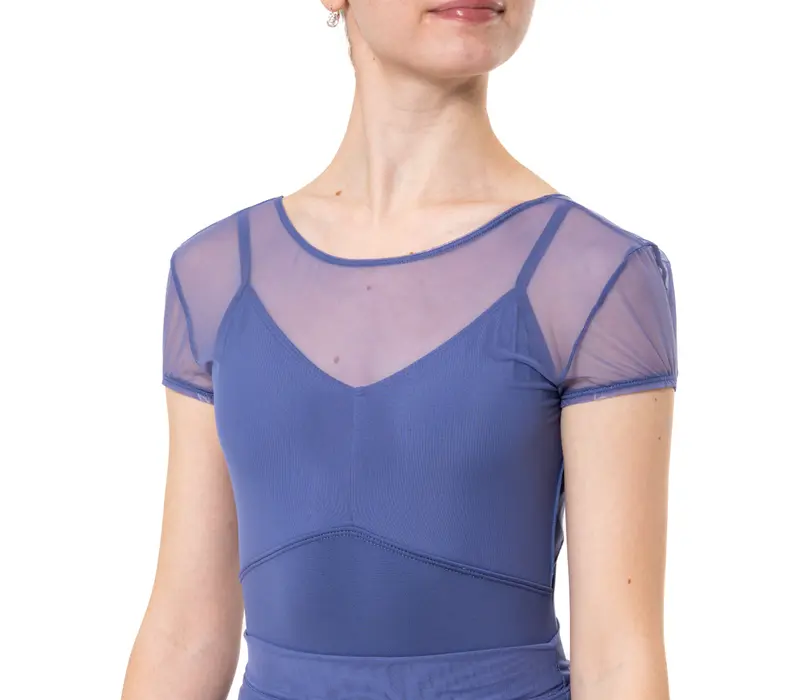 Capezio Sundown Leotard, dres damă - Albastru - storm blue