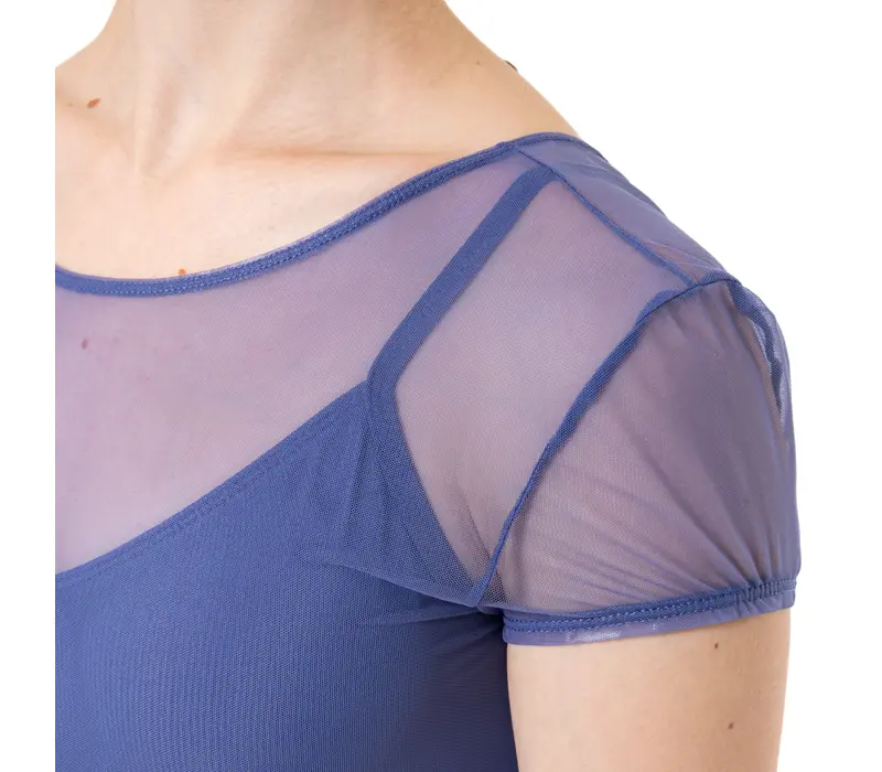Capezio Sundown Leotard, dres damă - Albastru - storm blue