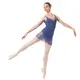 Capezio String-back, costum de balet - Albastru - storm blue