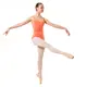 Capezio String-back, costum de balet - Caisă Apricot Capezio