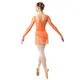Capezio Dusk Mesh, top damă cu mâneci lungi