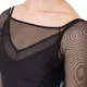 Capezio Dusk Mesh, top damă cu mâneci lungi