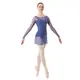 Capezio Dusk Mesh, top damă cu mâneci lungi