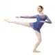 Capezio Dusk Mesh, top damă cu mâneci lungi