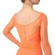 Capezio Dusk Mesh, top damă cu mâneci lungi
