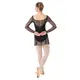 Capezio Dusk Mesh, top damă cu mâneci lungi