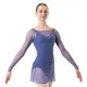 Capezio Dusk Mesh, top damă cu mâneci lungi