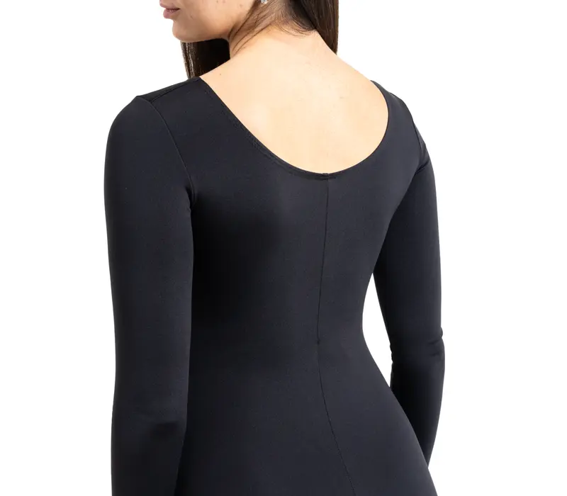 Capezio salopetă cu mânecă lungă - Negru