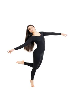 Capezio salopetă cu mânecă lungă