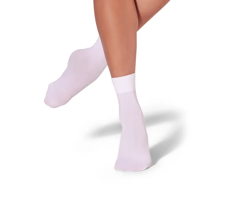 Capezio Tight Sock, șosete universale - Alb
