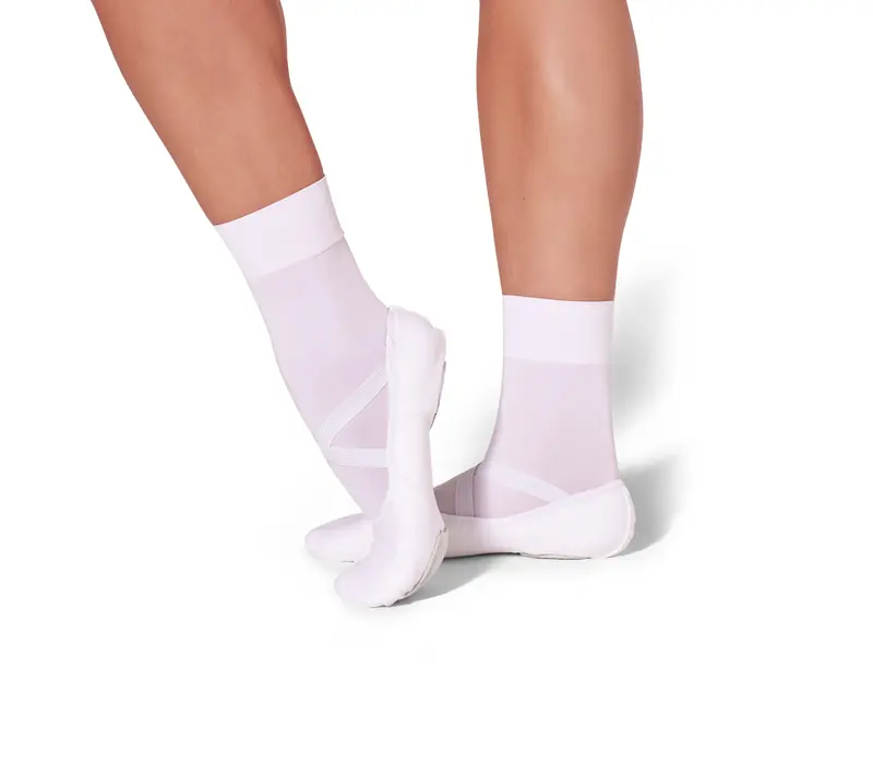 Capezio Tight Sock, șosete universale - Alb