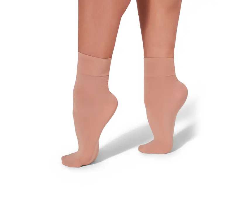 Capezio Tight Sock, șosete universale - Maro tan Capezio