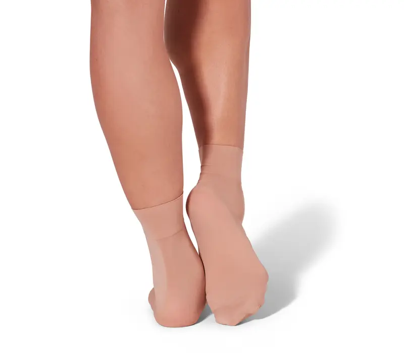 Capezio Tight Sock, șosete universale - Maro tan Capezio