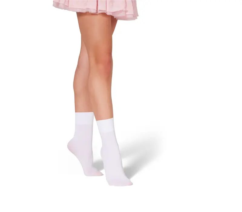 Capezio Tight Sock, șosete pentru copii - Alb
