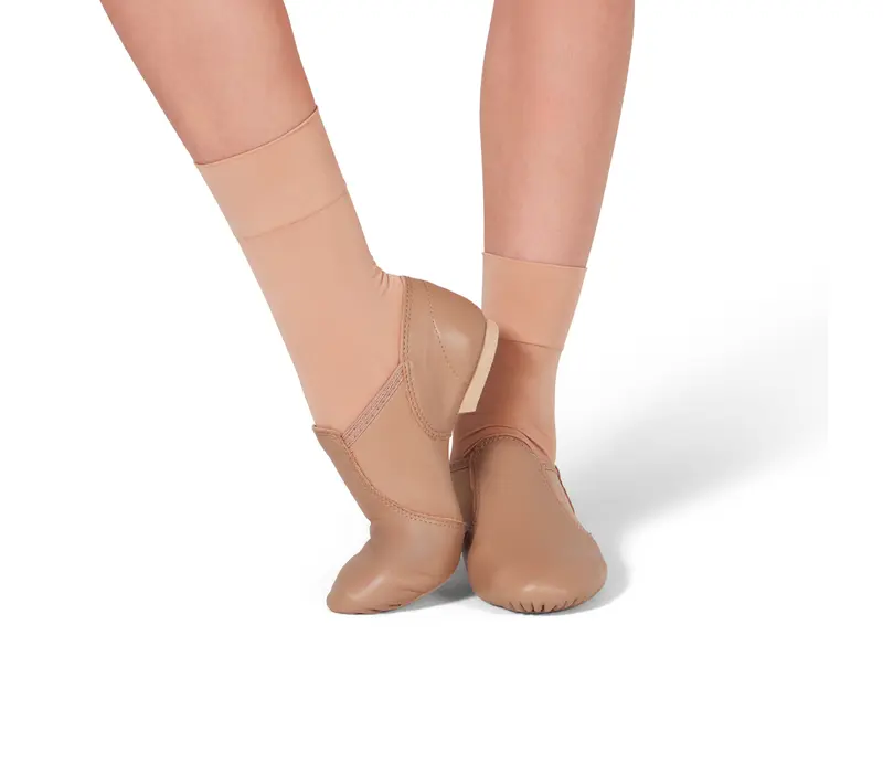 Capezio Tight Sock, șosete pentru copii - Maro caramel Capezio