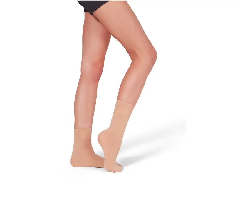 Capezio Tight Sock, șosete pentru copii - Maro caramel Capezio