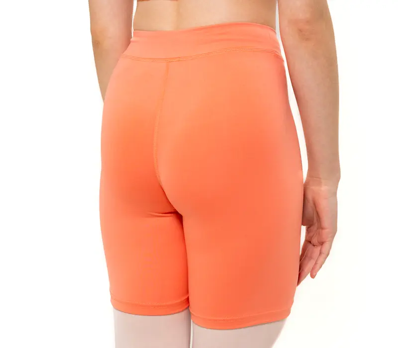 Capezio C'est La Vie Enchante Bike Short,  pantaloni scurţi pentru dame cu lungime până la coapse - Caisă Apricot Capezio