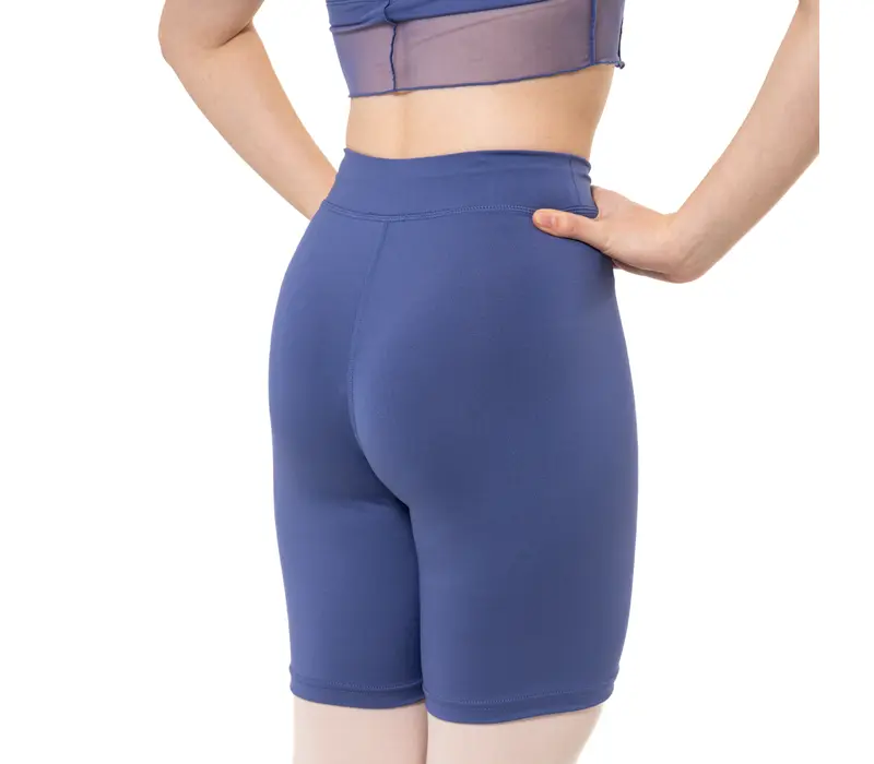 Capezio C'est La Vie Enchante Bike Short,  pantaloni scurţi pentru dame cu lungime până la coapse - Albastru - storm blue