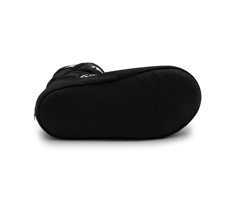 Capezio Varsity Bootie, încălțăminte cu încălzire - Negru