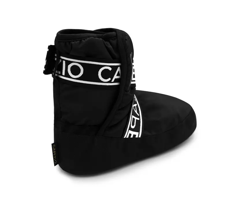 Capezio Varsity Bootie, încălțăminte cu încălzire - Negru