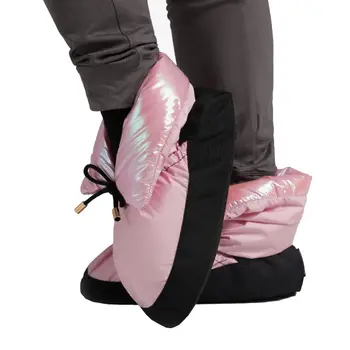 Capezio Mini Glam Warmup booties, încălțăminte cu încălzire pentru fete
