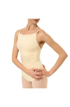 Capezio Wistful Camisole Leotard, costum de dans pentru femei cu pliuri fine