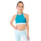 Capezio Colourblock High Neck Bra Top, sutien sport