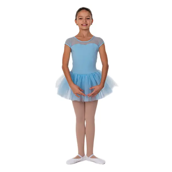 Capezio Keyhole Back Tutu Dress, costum de balet pentru copii cu fusta tutu