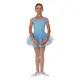 Capezio Keyhole Back Tutu Dress, costum de balet pentru copii cu fusta tutu - Albastru închis Capezio