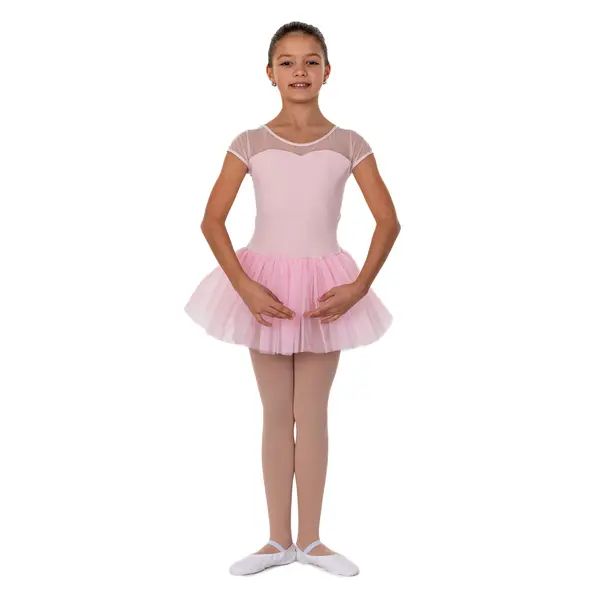 Capezio Keyhole Back Tutu Dress, costum de balet pentru copii cu fusta tutu