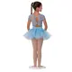 Capezio Keyhole Back Tutu Dress, costum de balet pentru copii cu fusta tutu - Albastru închis Capezio
