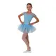 Capezio Keyhole Back Tutu Dress, costum de balet pentru copii cu fusta tutu - Albastru închis Capezio