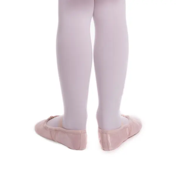 Capezio Satin Daisy, flexibili de saten pentru copii