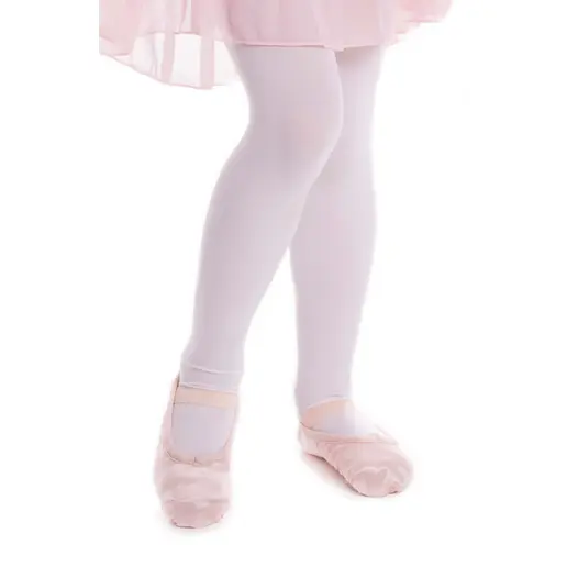 Capezio Satin Daisy, flexibili de saten pentru copii