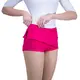 Capezio Team basic skirt, fustă cu pantaloni scurţi - Roz cherry Capezio