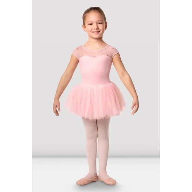 Bloch CL3122 Dutchess, dres pentru copii cu fustiță tutu Bloch CL3122 Dutchess, dres pentru copii cu fustiță tutu