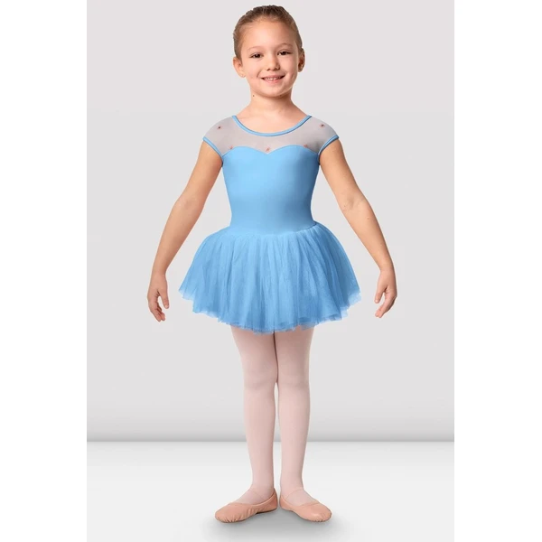 Bloch CL3122 Dutchess, dres pentru copii cu fustiță tutu Bloch CL3122 Dutchess, dres pentru copii cu fustiță tutu