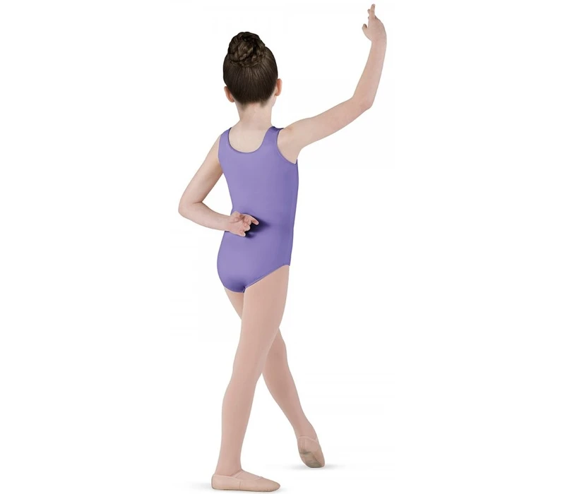 Bloch Dynamic, costum de balet cu bretele late pentru copii - Lavanda Bloch